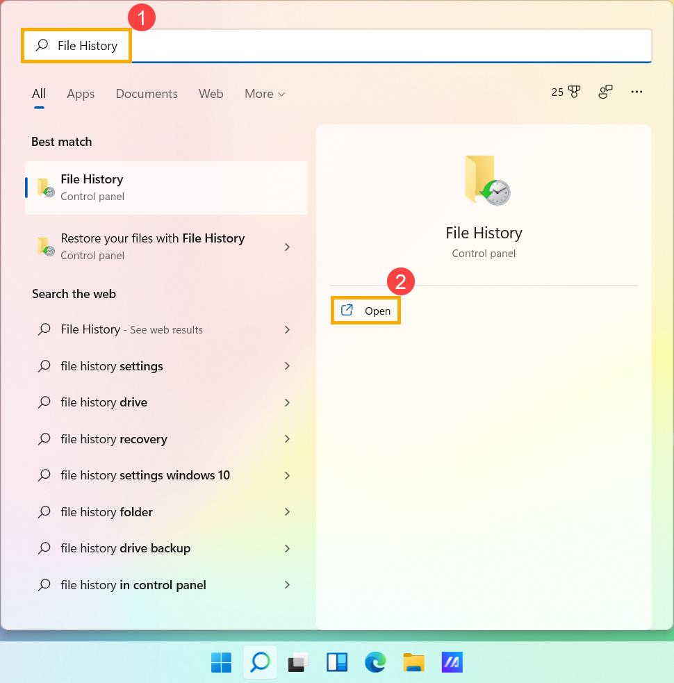 Windows 10 - Sao lưu và phục hồi tập tin của bạn