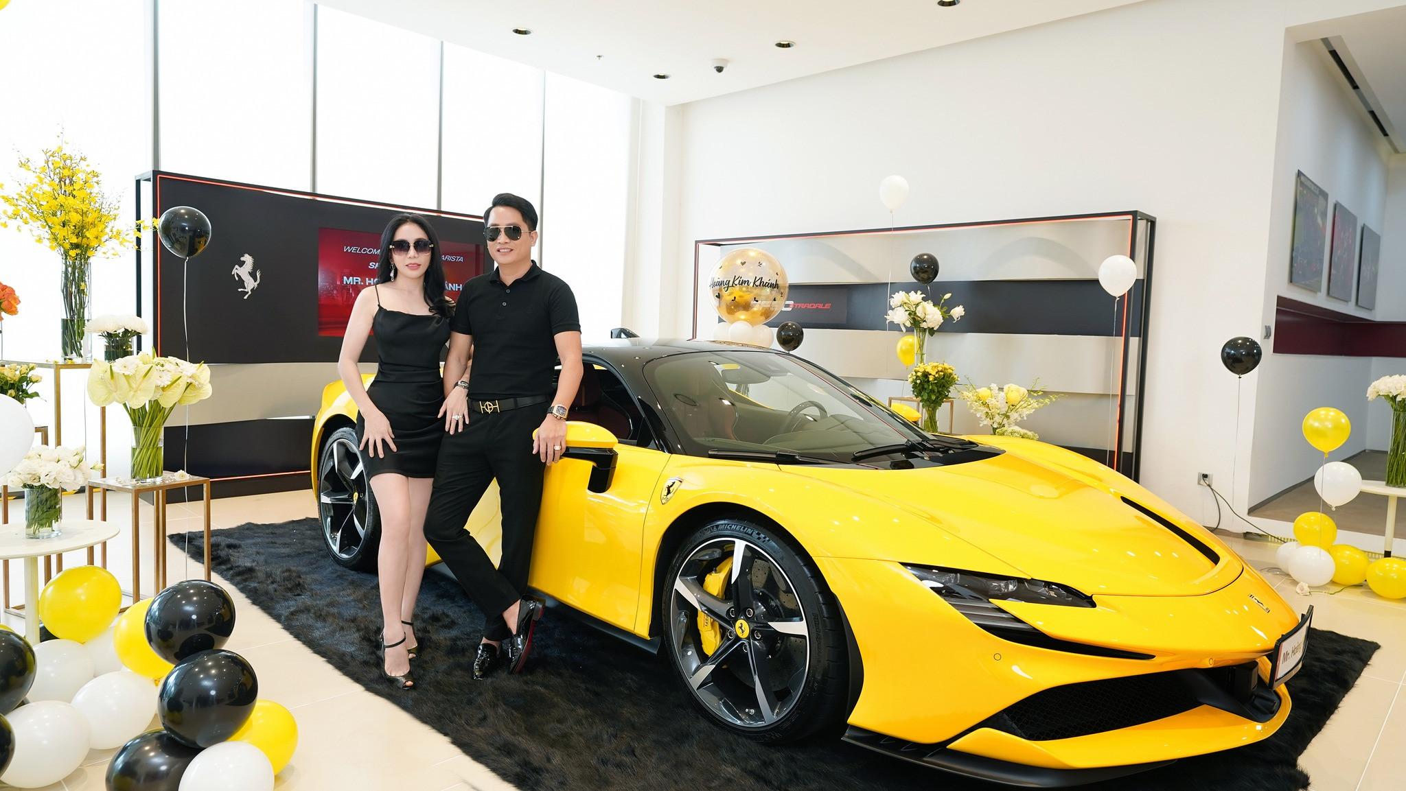 Đại gia Hoàng Kim Khánh tậu siêu xe Ferrari SF90 Stradale trị giá hơn 40 tỷ