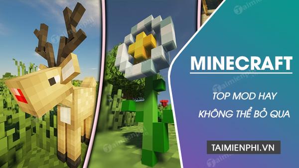 Top 11 Mod Minecraft PC đỉnh nhất