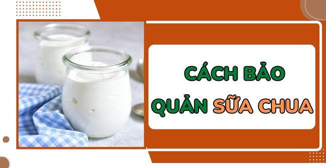 6 Cách bảo quản sữa chua thơm ngon dài lâu