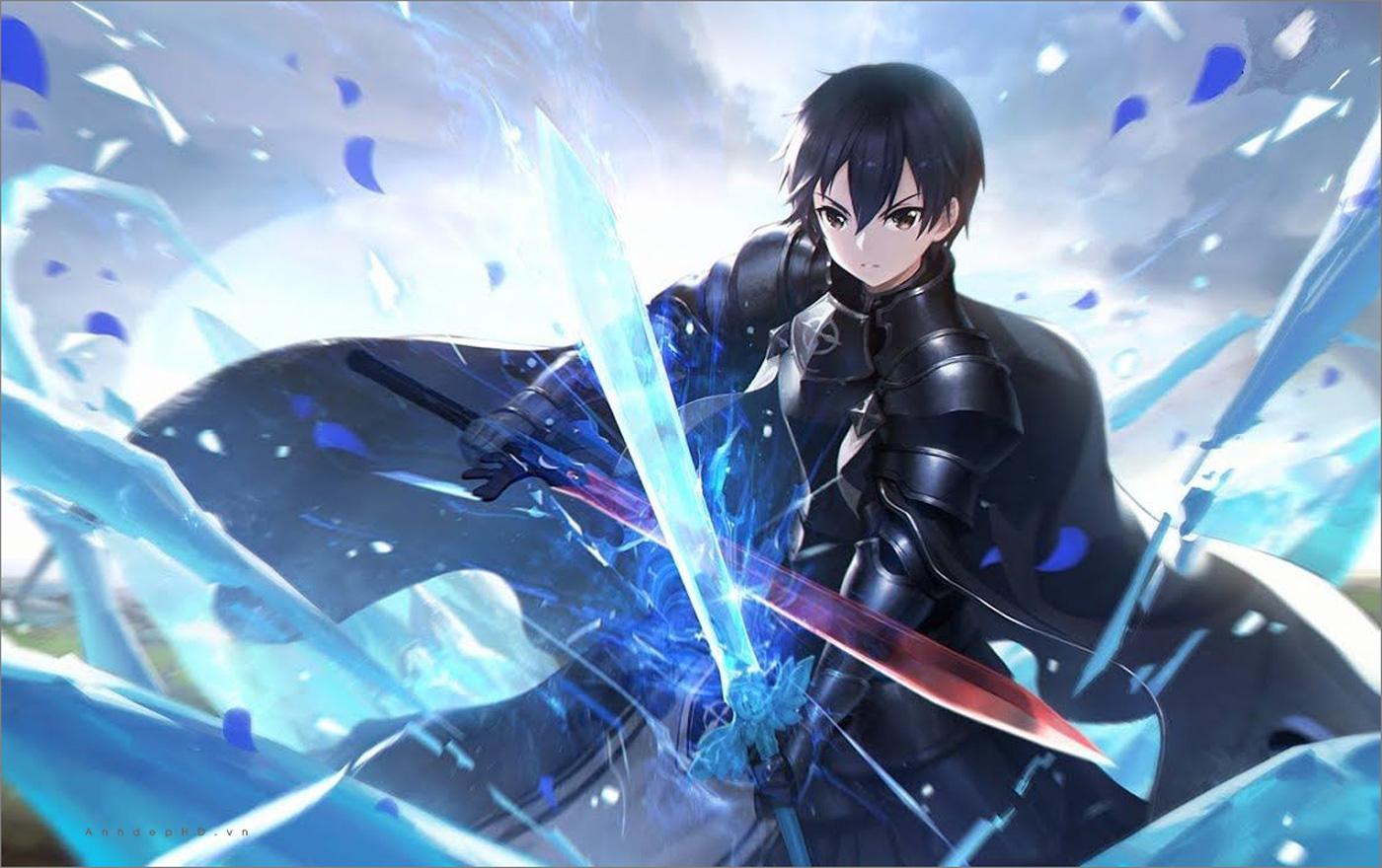 Ảnh kirito (hình nền kirito, ảnh Kirito và Asuna )