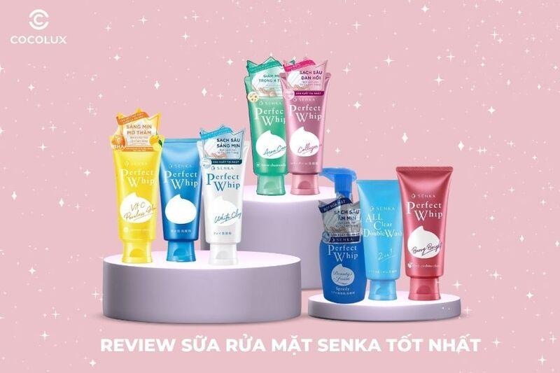 review sữa rửa mặt senka tốt nhất