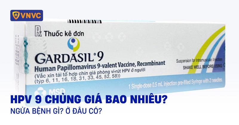 vắc xin hpv 9 chủng