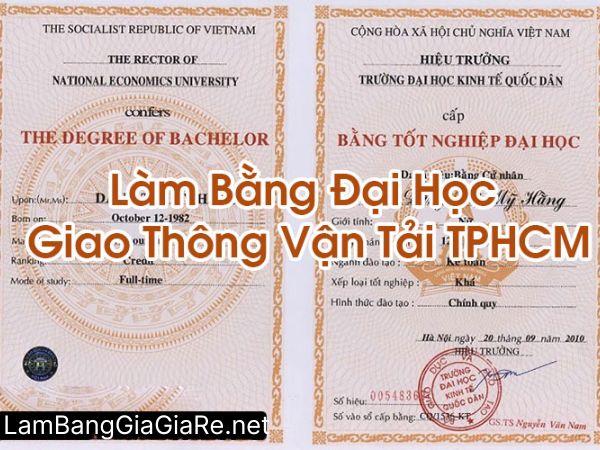 Làm Bằng Đại Học Giao Thông Giá Chỉ Từ 2 Triệu Đồng