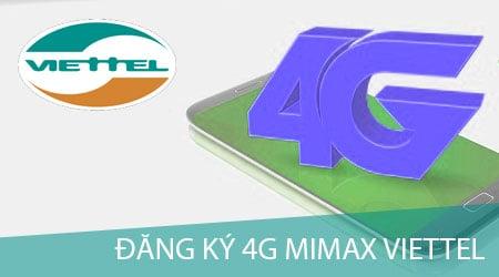 Đăng ký gói Mimax 4G Viettel với 3GB data chỉ với 90k/tháng