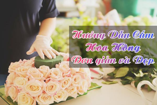 Cách cắm hoa hồng đơn giản và đẹp