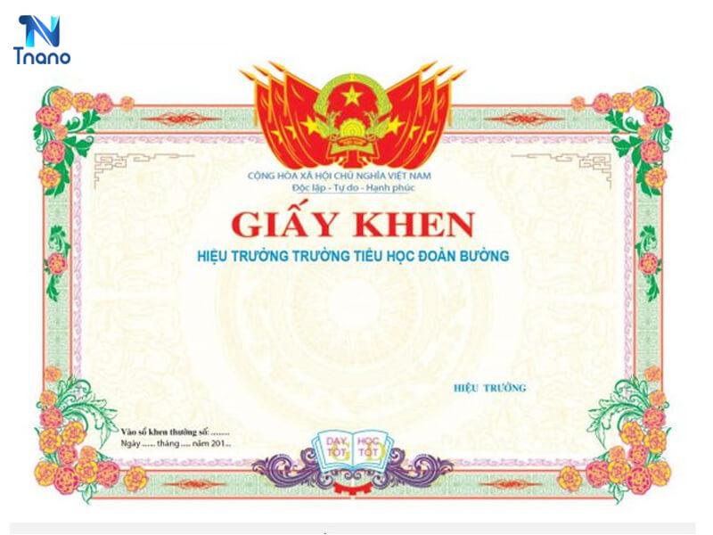 phan biet giay khen va bang khen