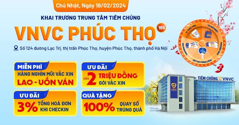 khai trương vnvc phúc thọ