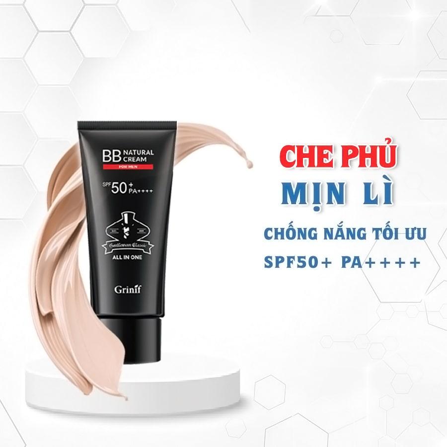 Grinif Natural BB Cream Men Hàn Quốc