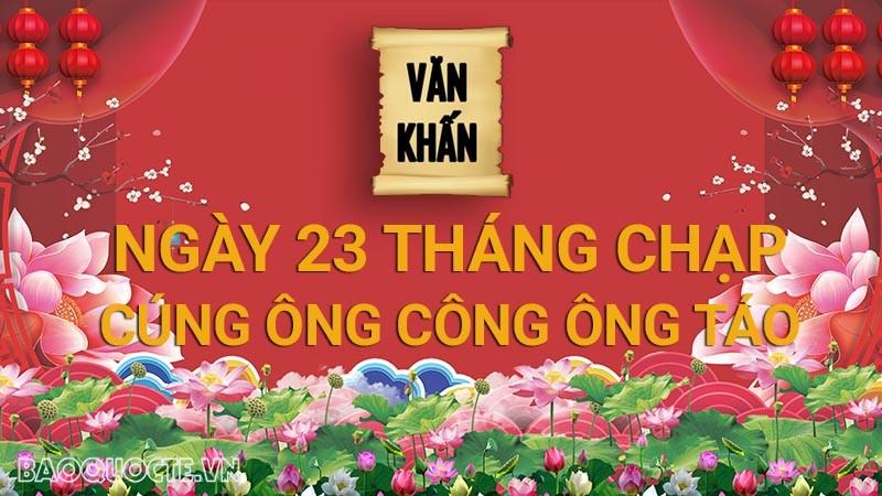 Văn khấn ông Công ông Táo 2023 truyền thống chuẩn nhất