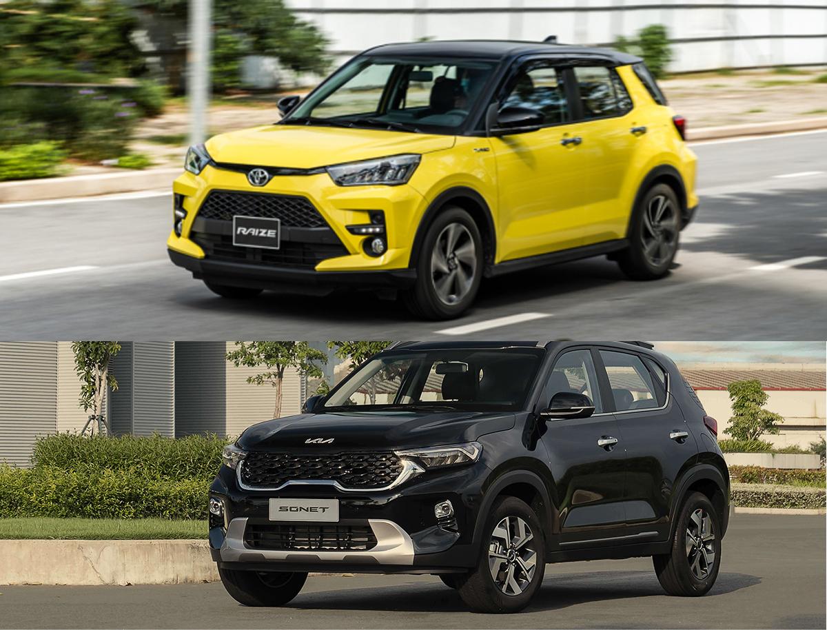 VỚI 600 TRIỆU - NÊN CHỌN TOYOTA RAIZE HAY KIA SONET