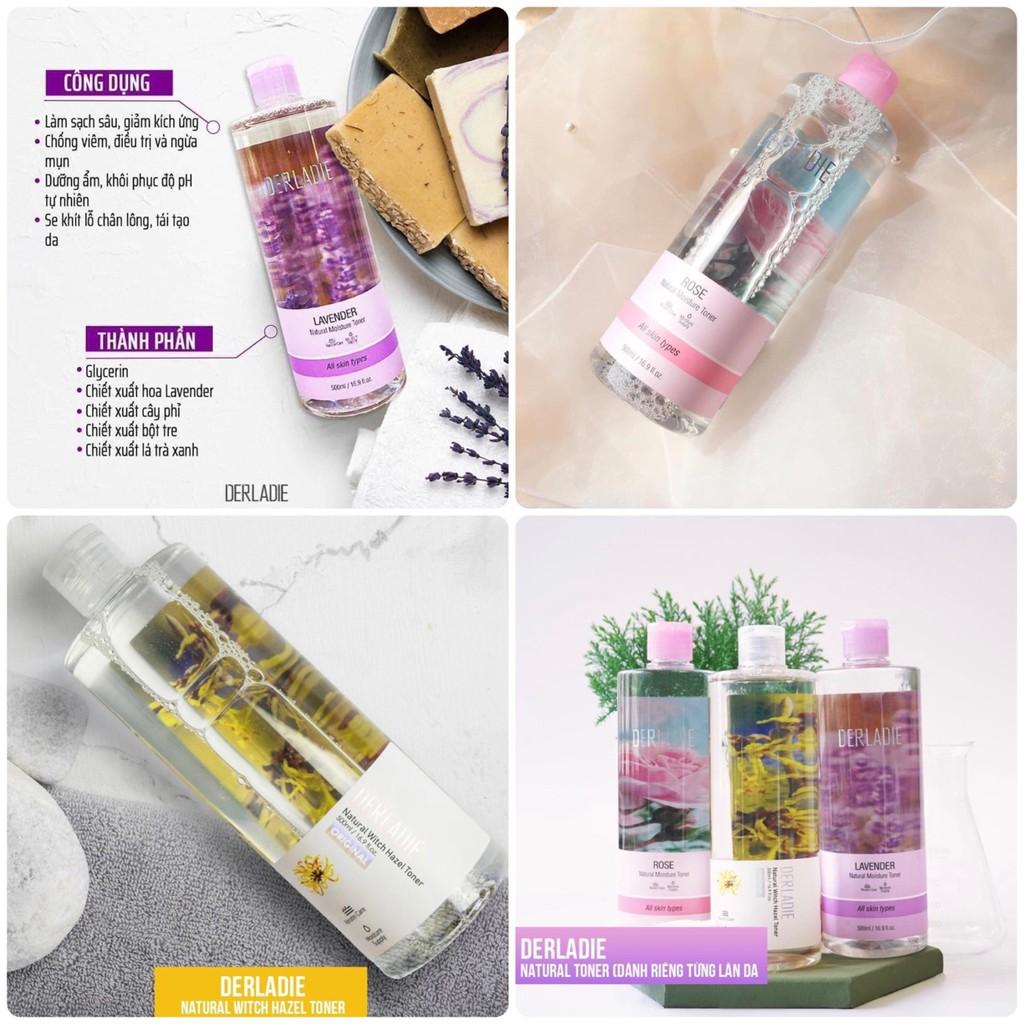 Nước Hoa Hồng Derladie Cho Da Dầu 500ml