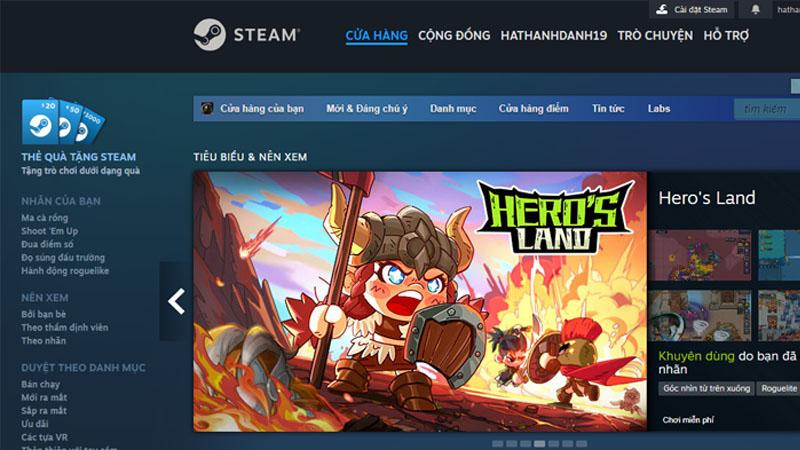 Cách đổi mật khẩu, email, tên, số điện thoại, avatar trong Steam